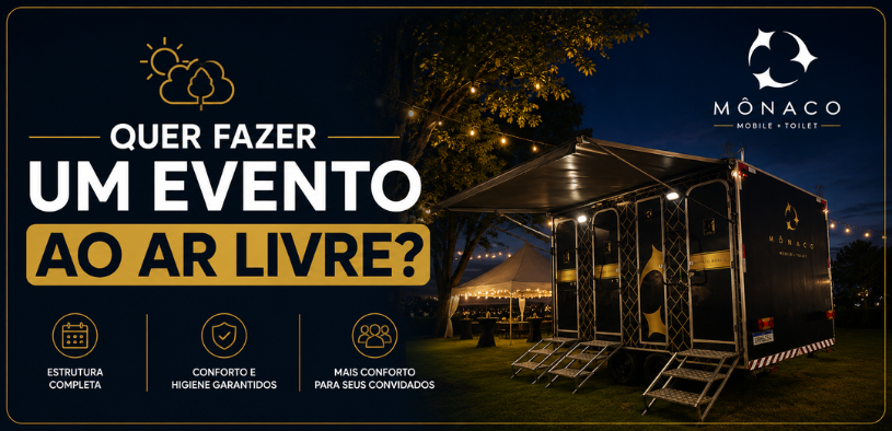 Quer Fazer um Evento ao Ar Livre? 