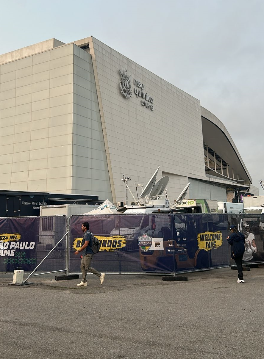 A Banheiros Mônaco teve o prazer de atender o evento em São Paulo durante o Jogo de Futebol Americano NFL realizado em São Paulo no Corinthians.