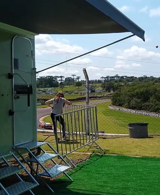 Realizamos mais um apoio ao pessoal da Shell que estava assistindo a corrida no autódromo