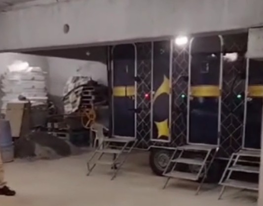Obras na igreja