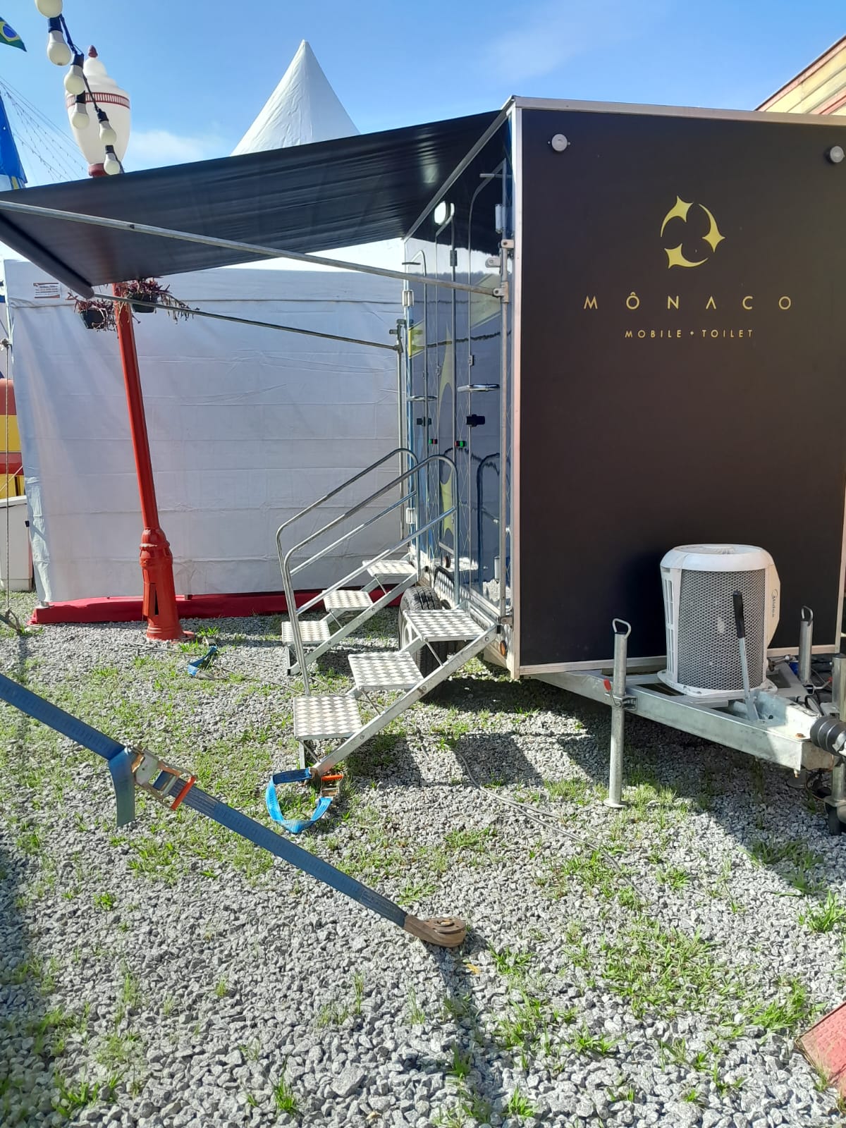 Gravação para a emissora SBT no circo